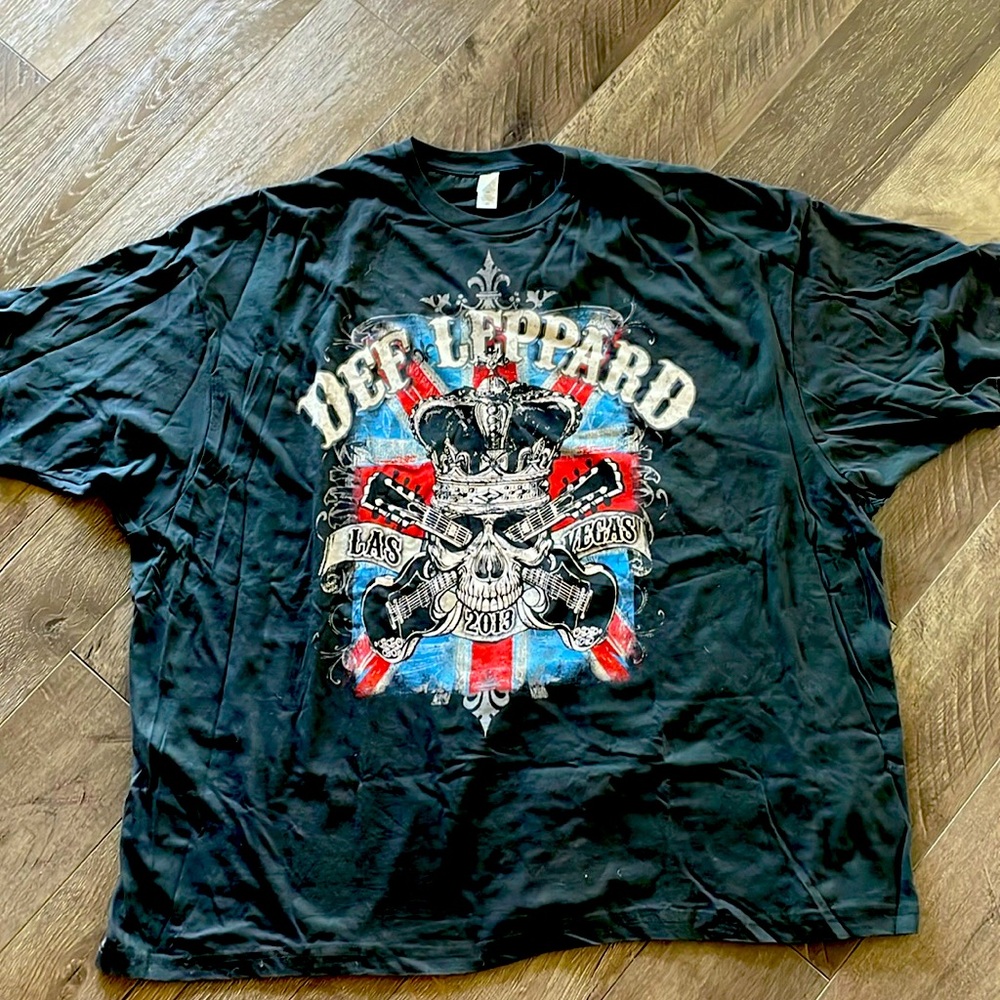 Def Leppard Las Vegas 2013 Tour T-shirt Size XXL
